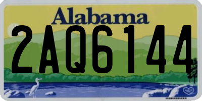 AL license plate 2AQ6144