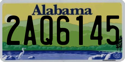 AL license plate 2AQ6145