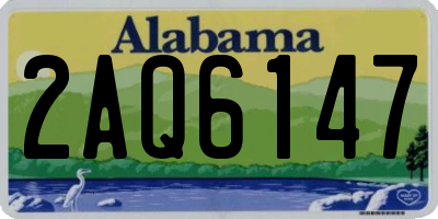 AL license plate 2AQ6147