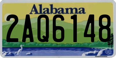 AL license plate 2AQ6148