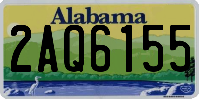 AL license plate 2AQ6155