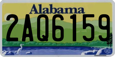 AL license plate 2AQ6159