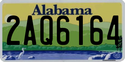 AL license plate 2AQ6164