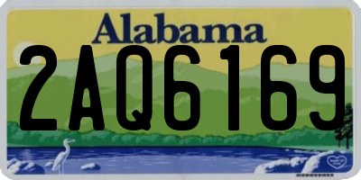 AL license plate 2AQ6169