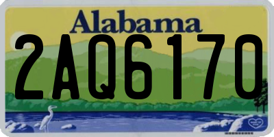 AL license plate 2AQ6170