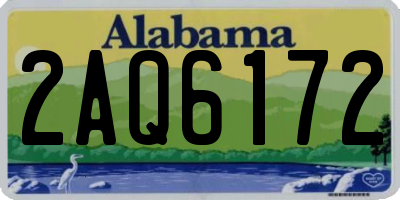 AL license plate 2AQ6172
