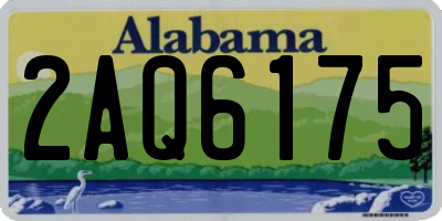 AL license plate 2AQ6175