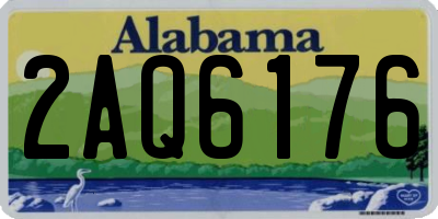 AL license plate 2AQ6176