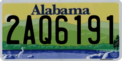 AL license plate 2AQ6191