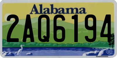 AL license plate 2AQ6194