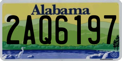 AL license plate 2AQ6197