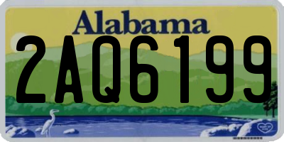 AL license plate 2AQ6199