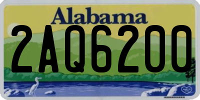 AL license plate 2AQ6200