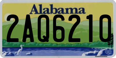 AL license plate 2AQ6210