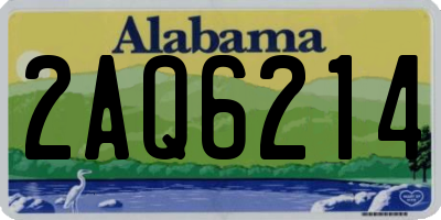 AL license plate 2AQ6214