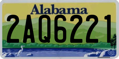 AL license plate 2AQ6221