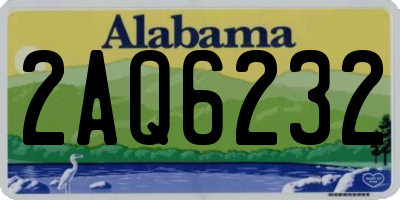 AL license plate 2AQ6232