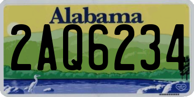 AL license plate 2AQ6234