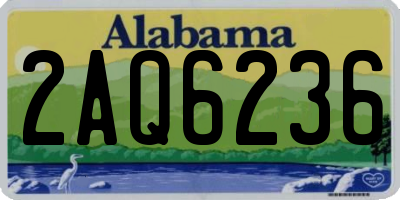 AL license plate 2AQ6236