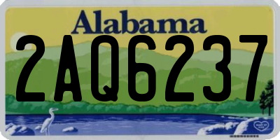 AL license plate 2AQ6237
