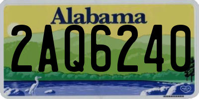 AL license plate 2AQ6240