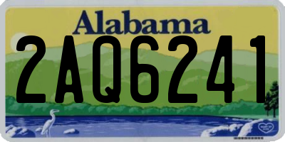 AL license plate 2AQ6241