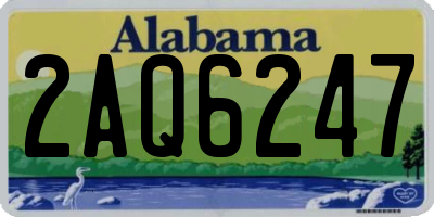 AL license plate 2AQ6247