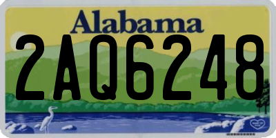 AL license plate 2AQ6248