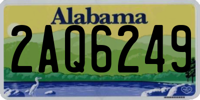 AL license plate 2AQ6249