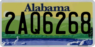 AL license plate 2AQ6268
