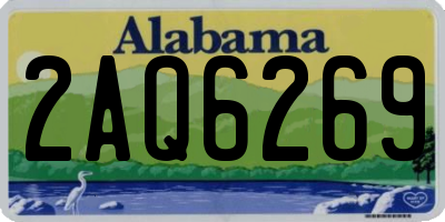 AL license plate 2AQ6269