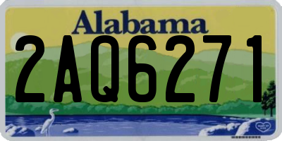 AL license plate 2AQ6271