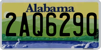 AL license plate 2AQ6290