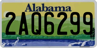 AL license plate 2AQ6299
