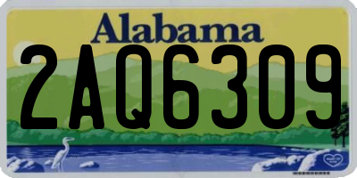 AL license plate 2AQ6309