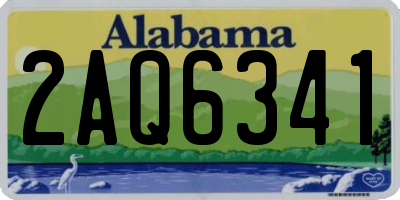 AL license plate 2AQ6341