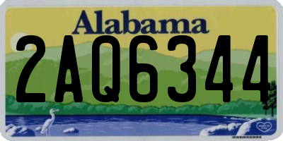 AL license plate 2AQ6344
