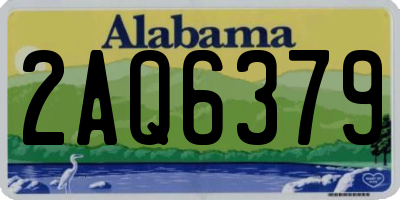 AL license plate 2AQ6379