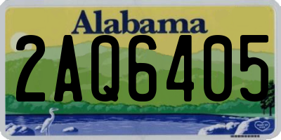 AL license plate 2AQ6405