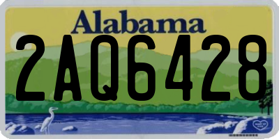 AL license plate 2AQ6428