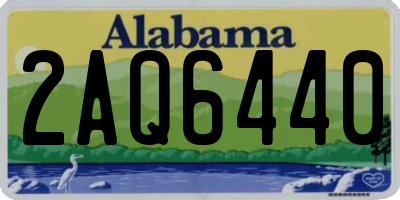 AL license plate 2AQ6440
