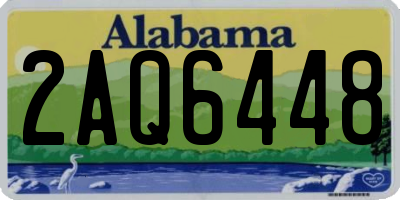 AL license plate 2AQ6448