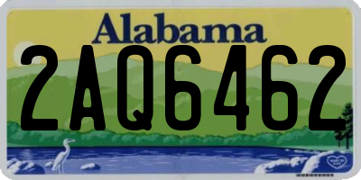 AL license plate 2AQ6462