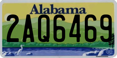 AL license plate 2AQ6469