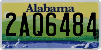 AL license plate 2AQ6484
