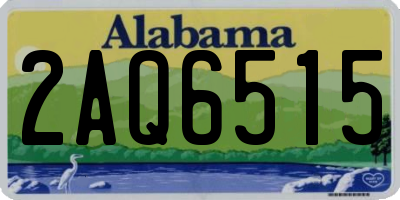 AL license plate 2AQ6515