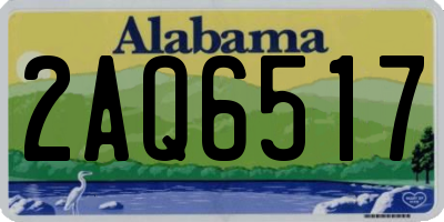 AL license plate 2AQ6517