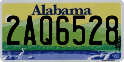 AL license plate 2AQ6528
