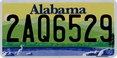 AL license plate 2AQ6529