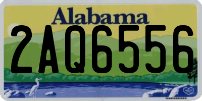 AL license plate 2AQ6556